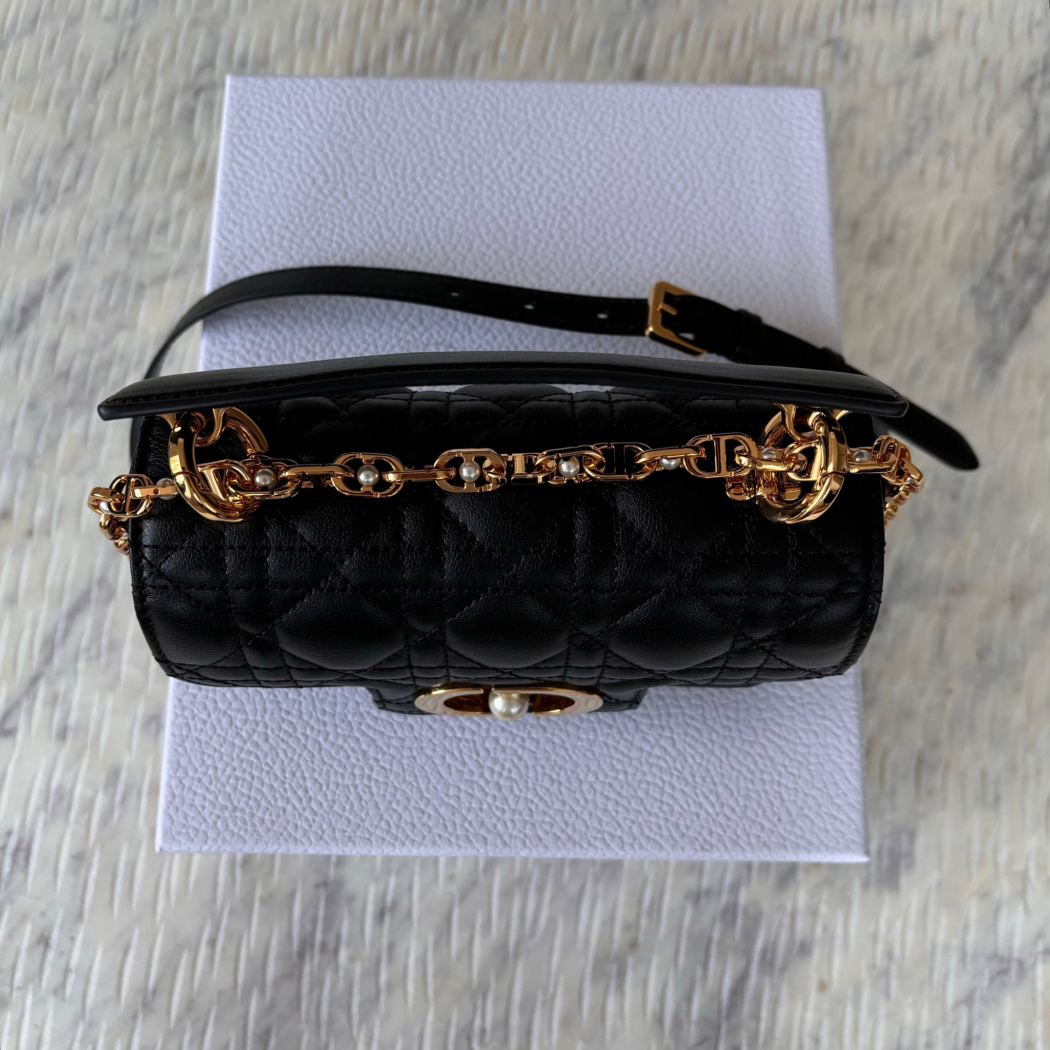 Pre-owned Dior Mini Dior Jolie Top Handle Bag Black – Beccas Bags