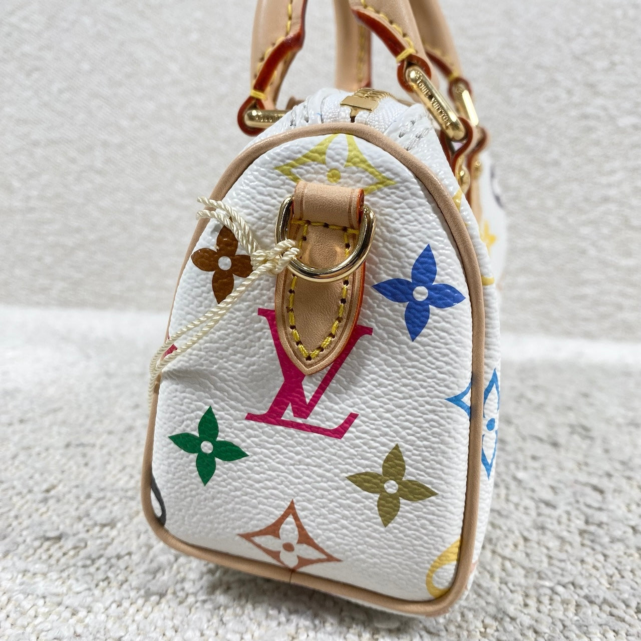 Pre-owned Louis Vuitton x Takashi Murakami Nano Speedy bag in
