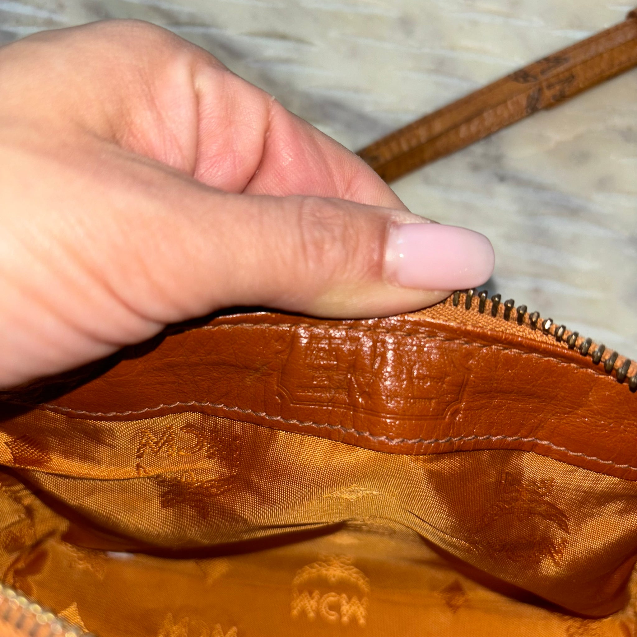 Pre-owned MCM Mini Speedy Boston Cognac Bag – Beccas Bags
