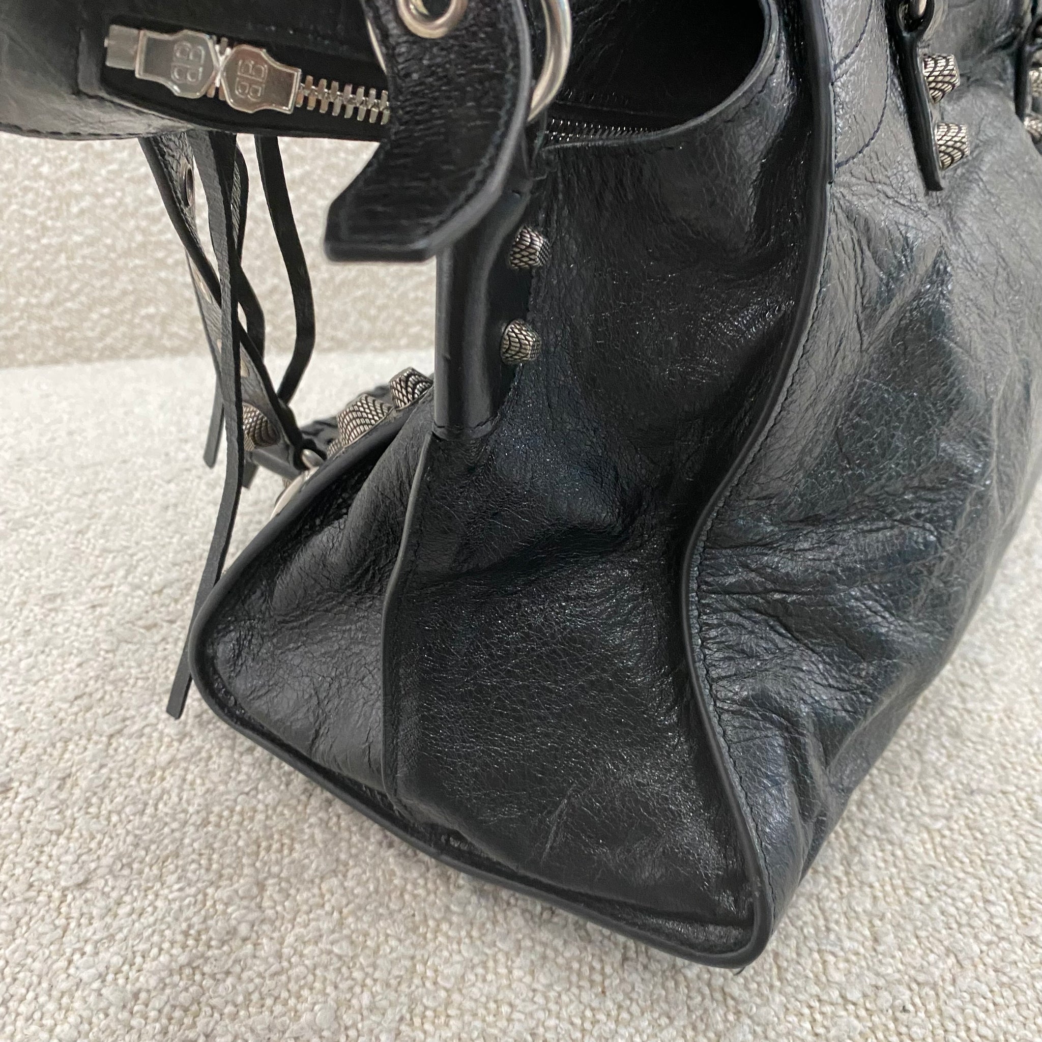 Pre-owned Balenciaga Small Neo Cagole City Bag Black – Beccas Bags
