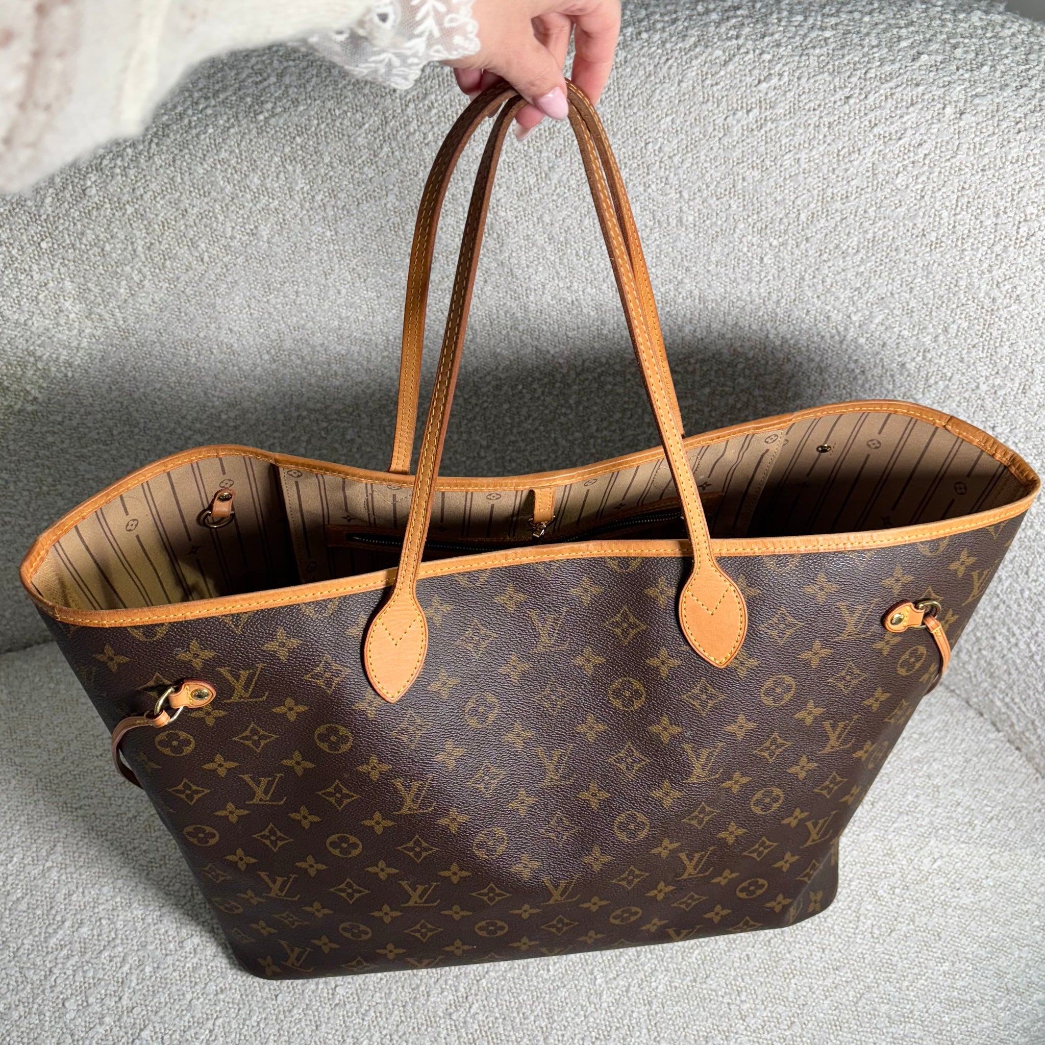 Neverfull Bag Louis Vuitton Neverfull Gm Gebraucht Pre-owned Louis