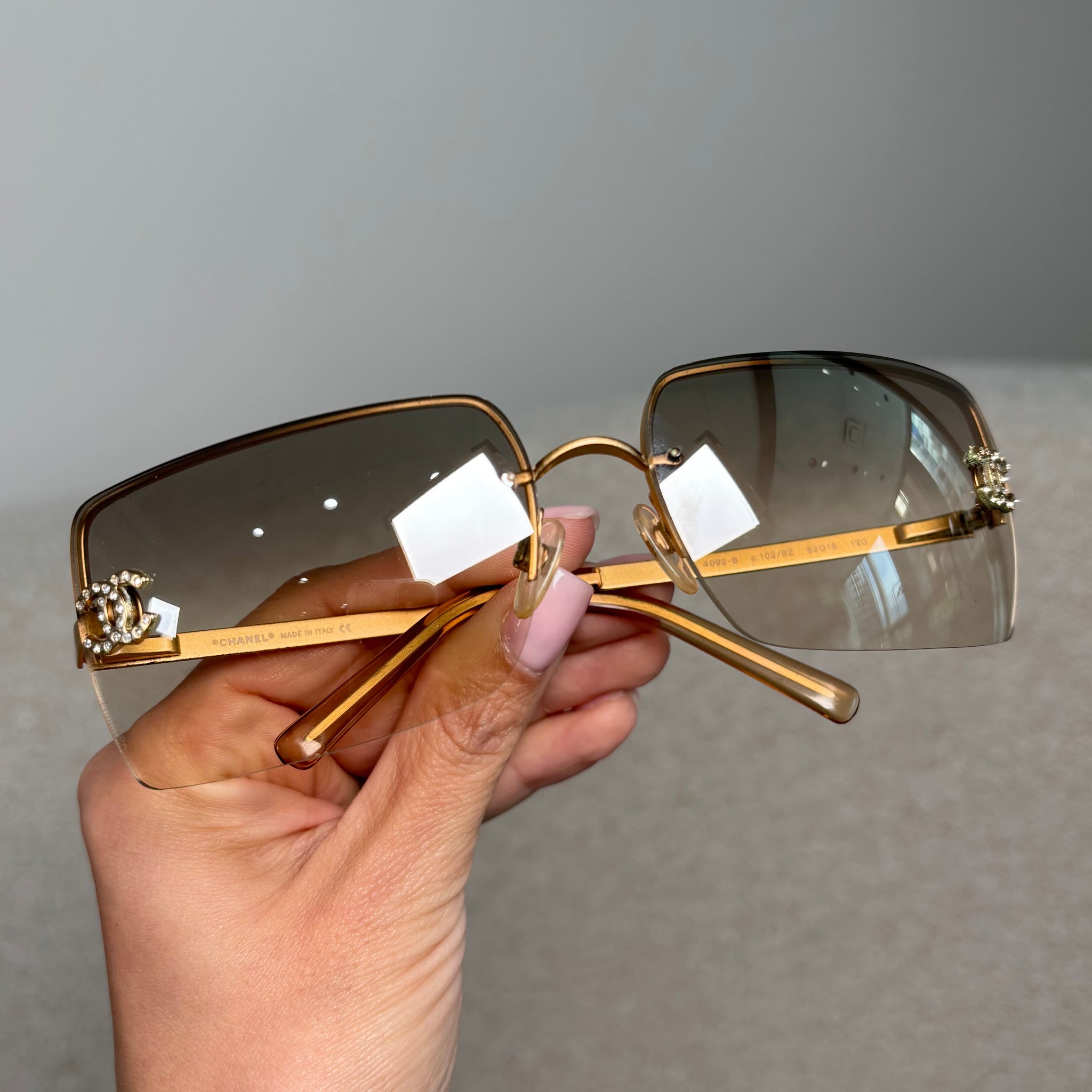Pre-owned Chanel Rimless CC Sunglasses – Beccas Bags