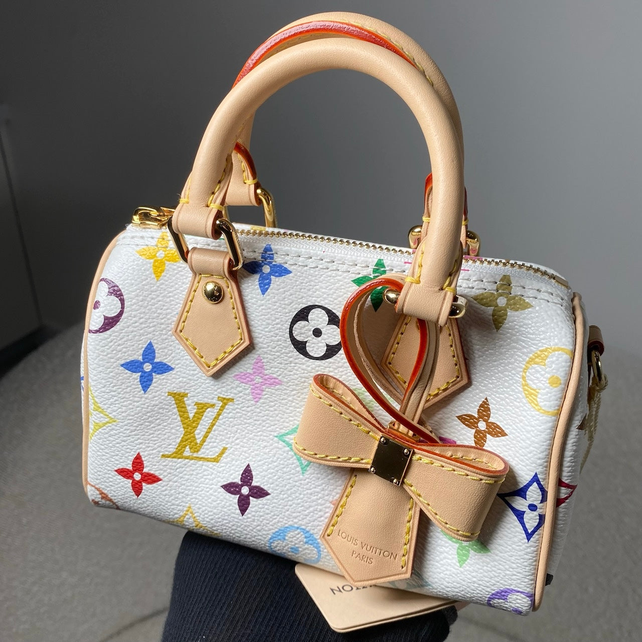 Pre-owned Louis Vuitton x Takashi Murakami Nano Speedy bag in