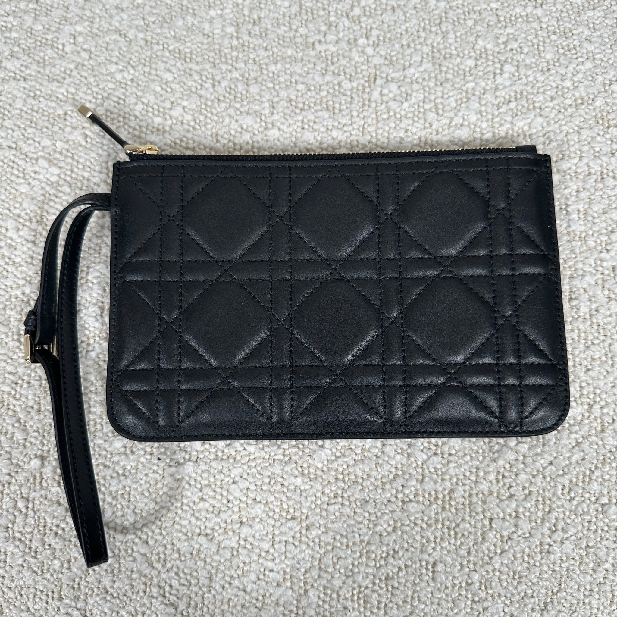 Pre-owned DIOR Medium Dior Toujours BagBlack Macrocannage Calfskin