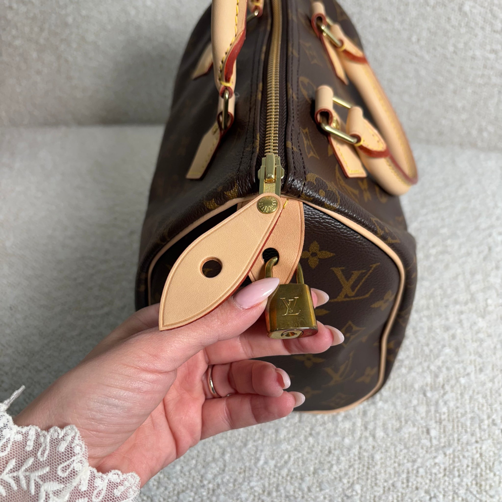 Pre-owned Louis Vuitton Monogram Speedy 25 – Beccas Bags