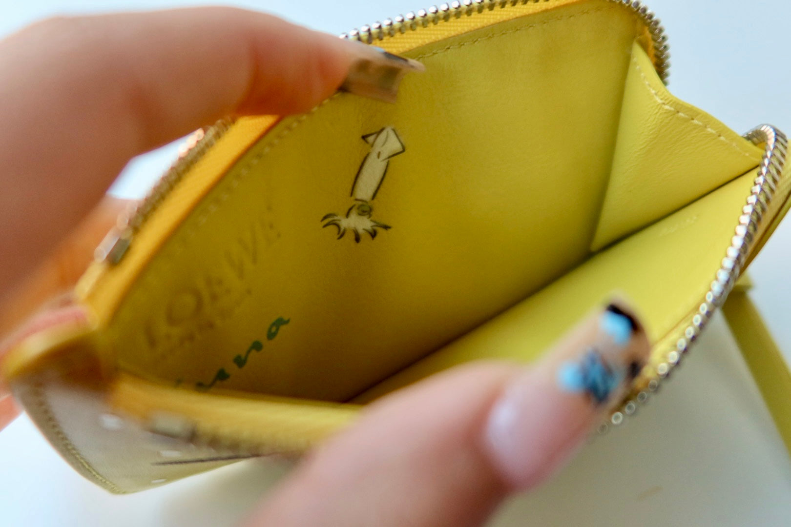 Pre-owned Loewe x Suna Fujita Zipped Card Holder – Beccas Bags