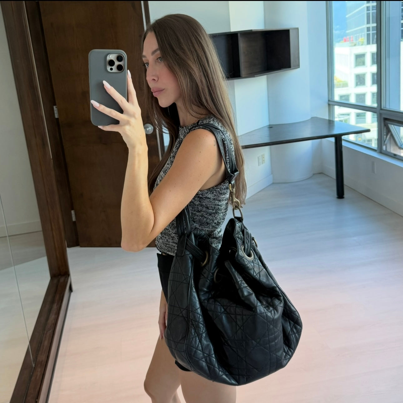 Pre-owned Dior Cannage Bucket Bag – Beccas Bags