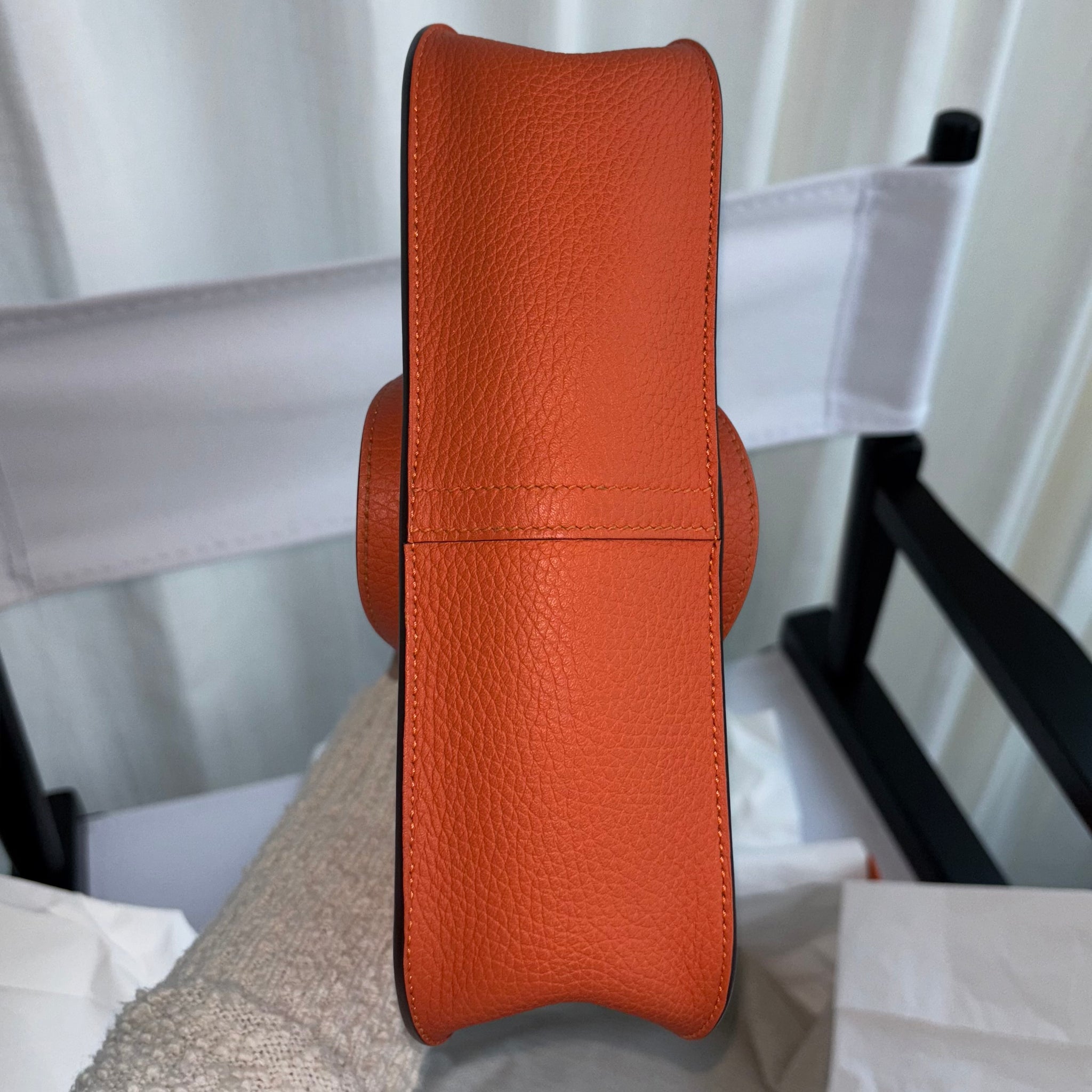 Pre-owned Hermes Halzan 25 Bag Feu – Beccas Bags