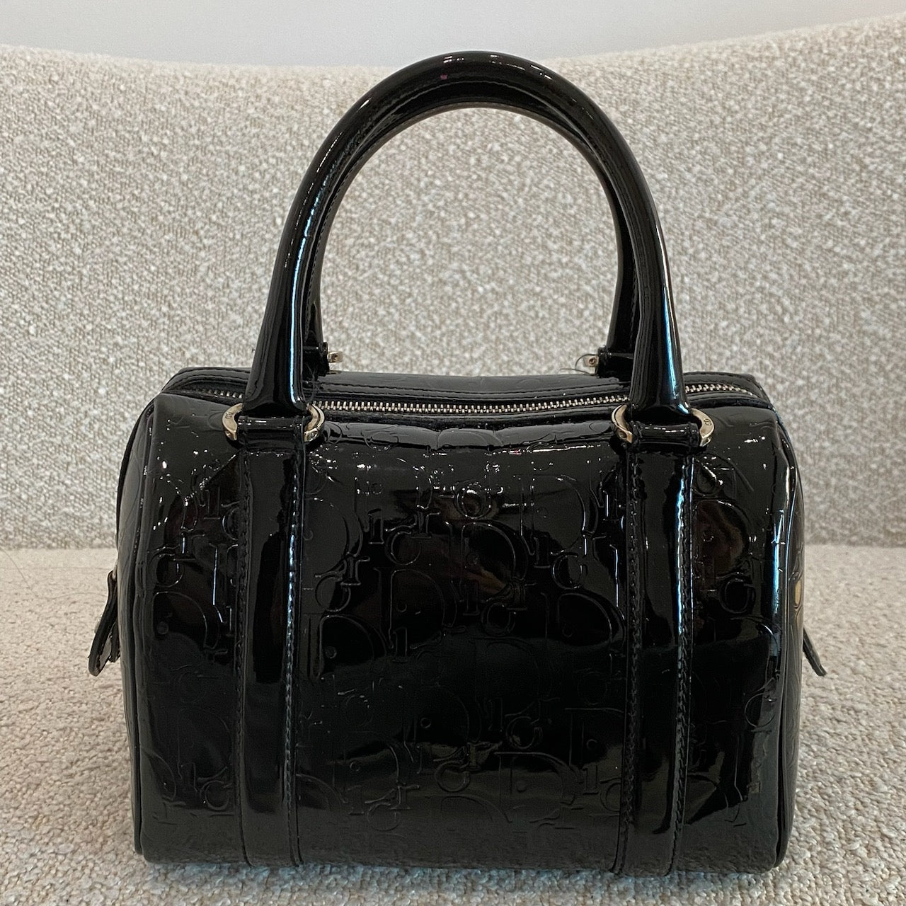 *p(R)ojectR® Big Logo Boston Bag GDI-1307 Vinyl Boston Bag, Whale, Approx. H 8.1 x W 11.4 x D