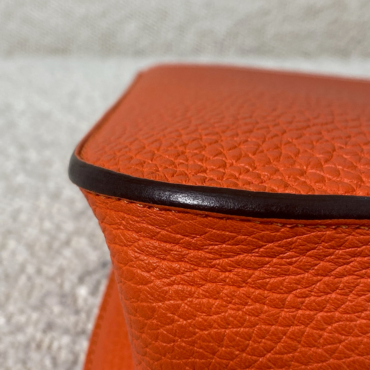 Pre-owned Hermes Halzan 25 Bag Feu – Beccas Bags