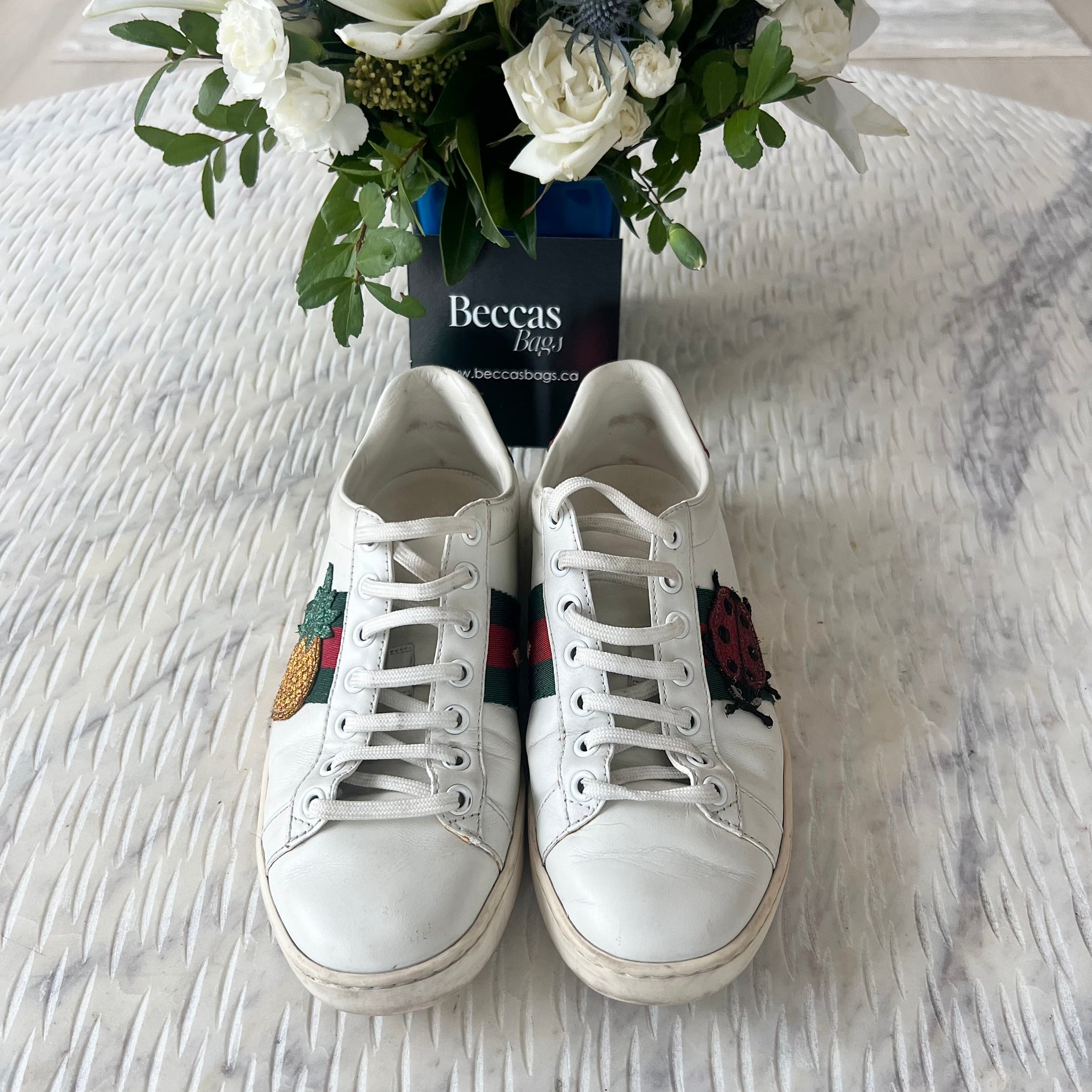Gucci Ace Sneakers Size 6 Beccas Bags
