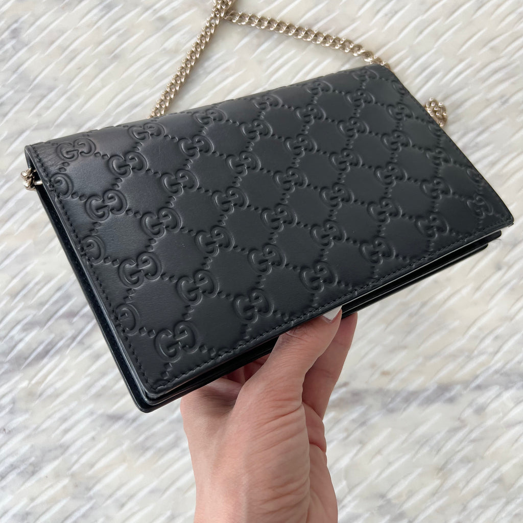 Guccissima wallet best sale on chain