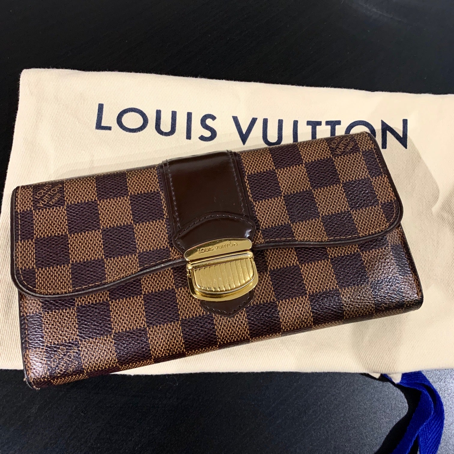 Louis Vuitton sistina portefeuille wallet – Beccas Bags