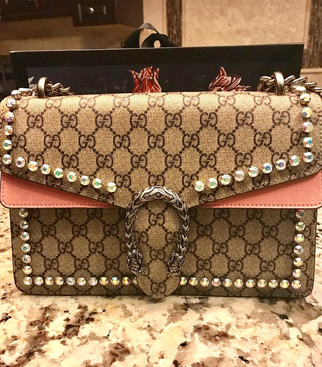 Gucci Crystal Dionysus Bag