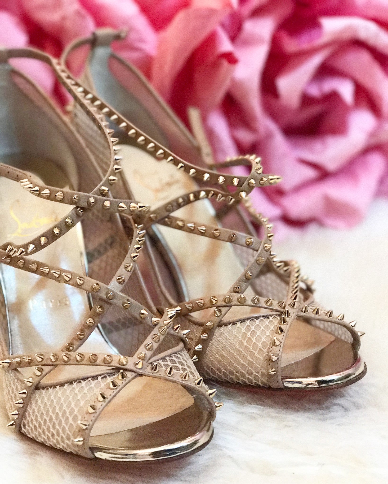 Spiked louis hot sale vuitton heels