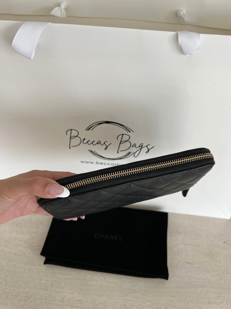 Chanel Classic Long Zipped Wallet – Beccas Bags