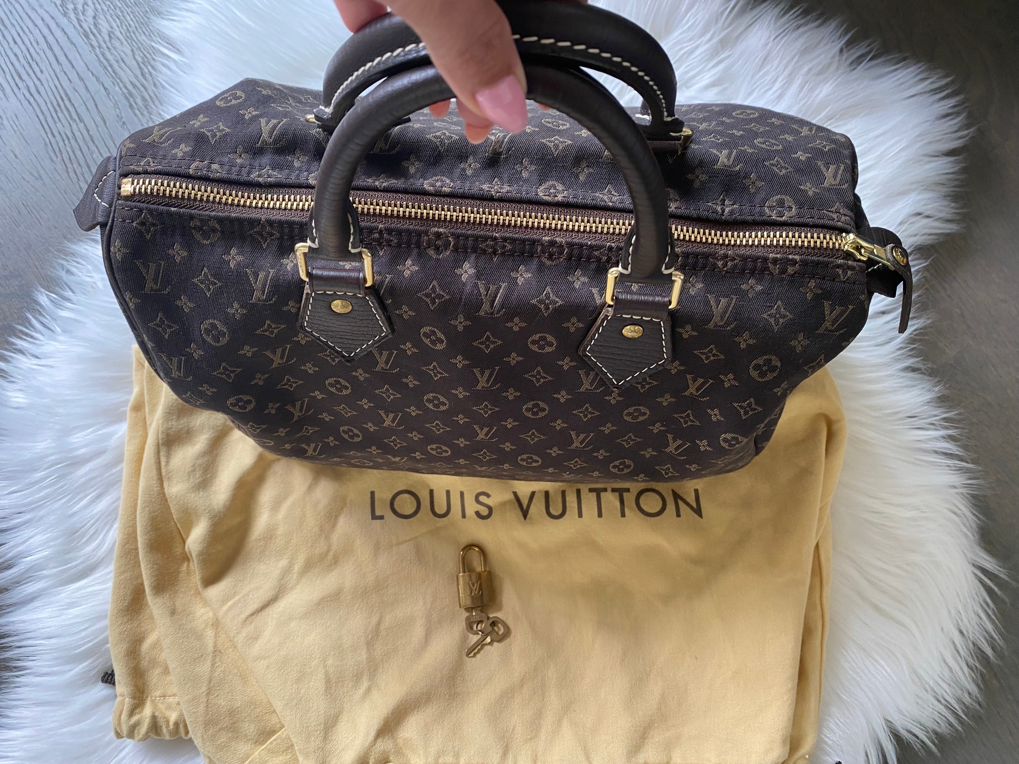Louis Vuitton Limited Edition Mini Lin Speedy 30