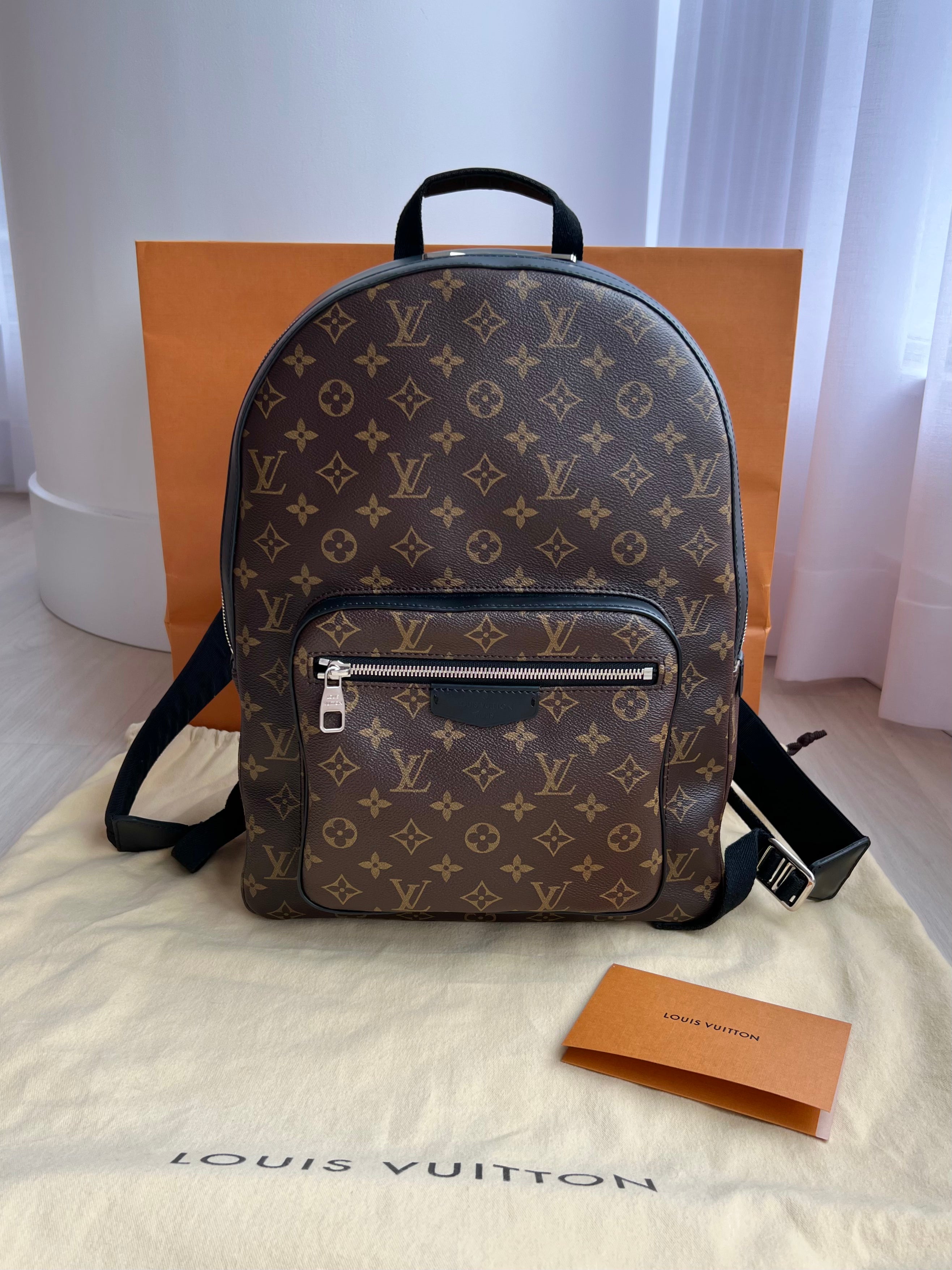 Louis vuitton josh backpack top black