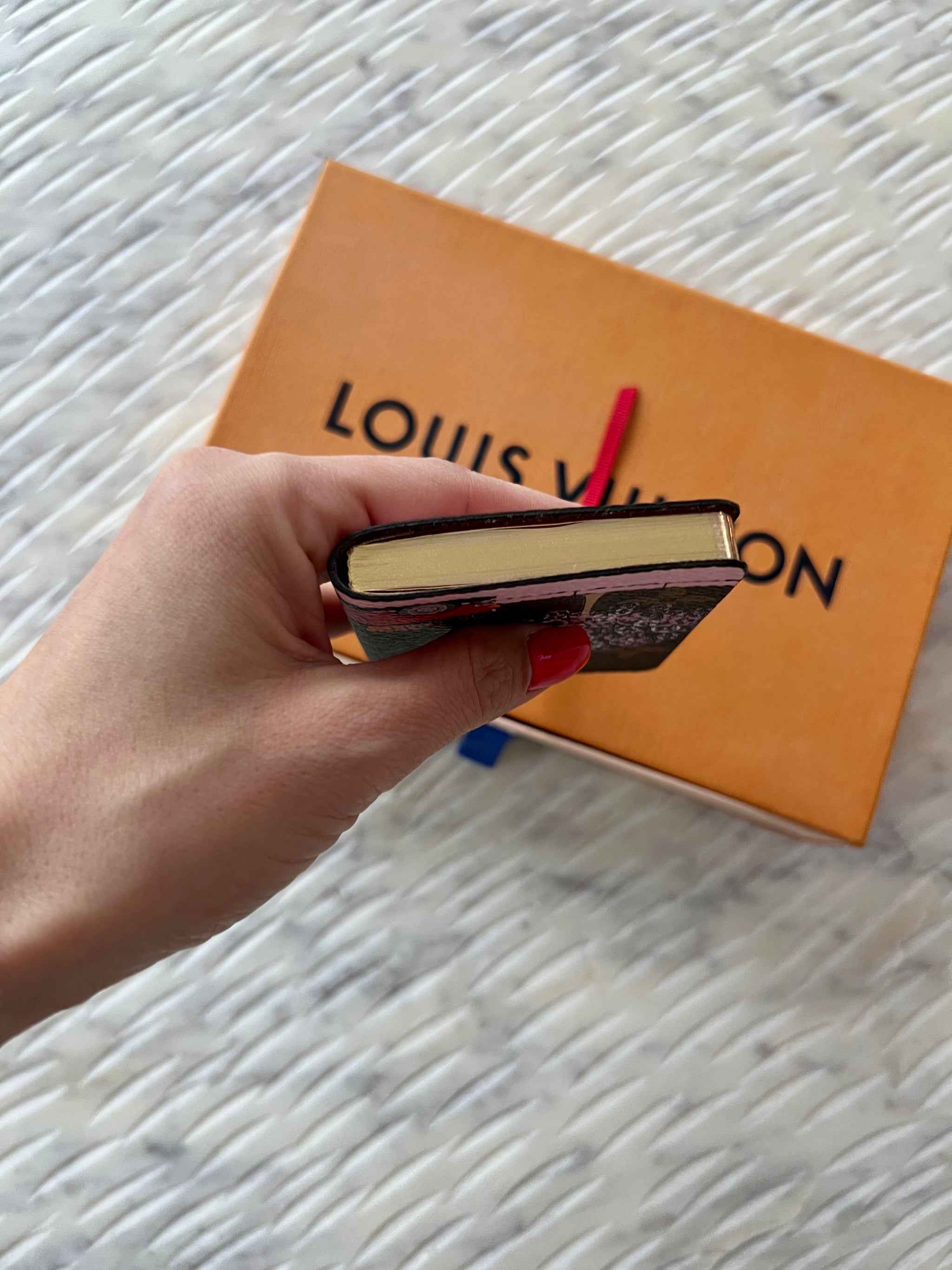 Pre-owned Louis Vuitton Vivienne Mini Jules Eiffel Tower Notebook