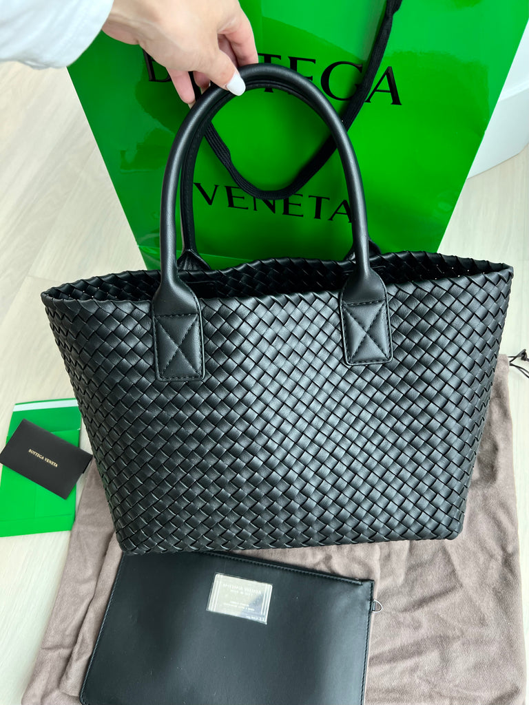 Bottega veneta canvas sales bag