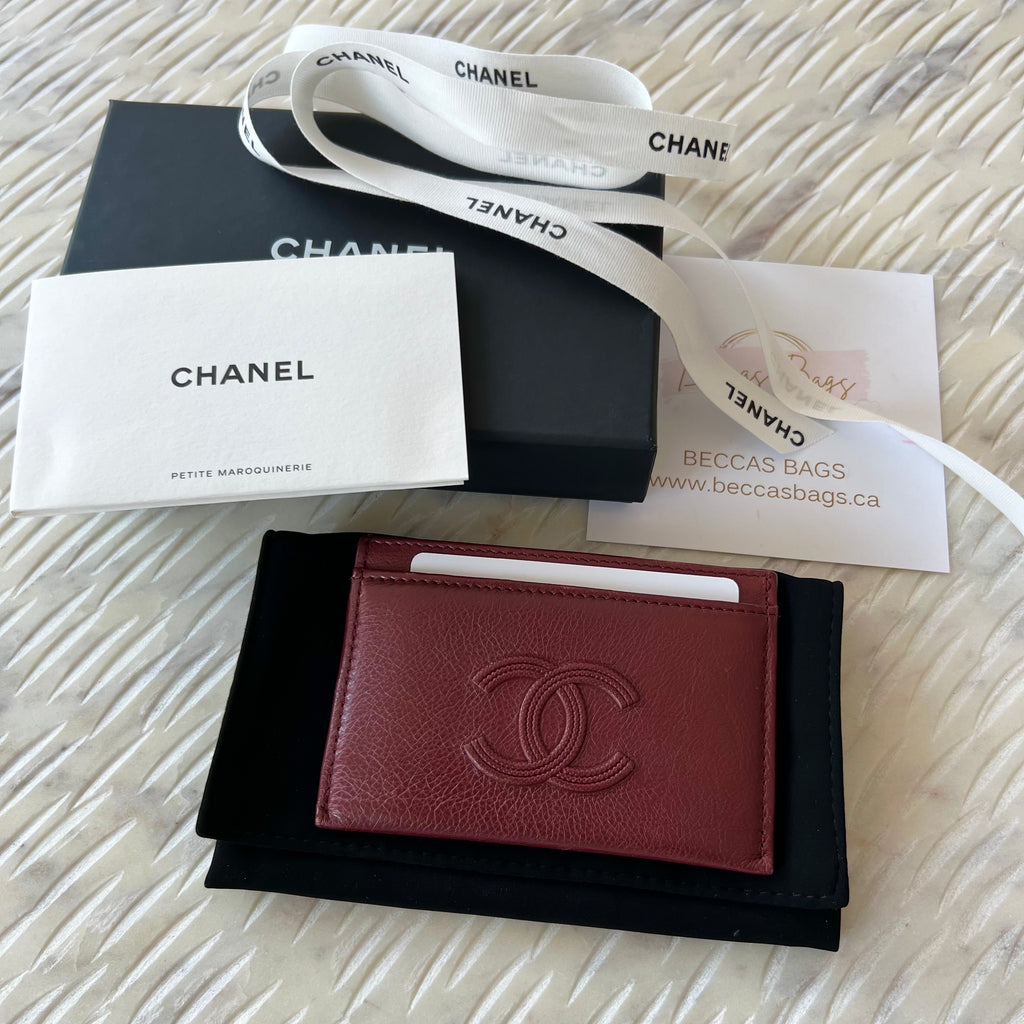 chanel credit card wallet