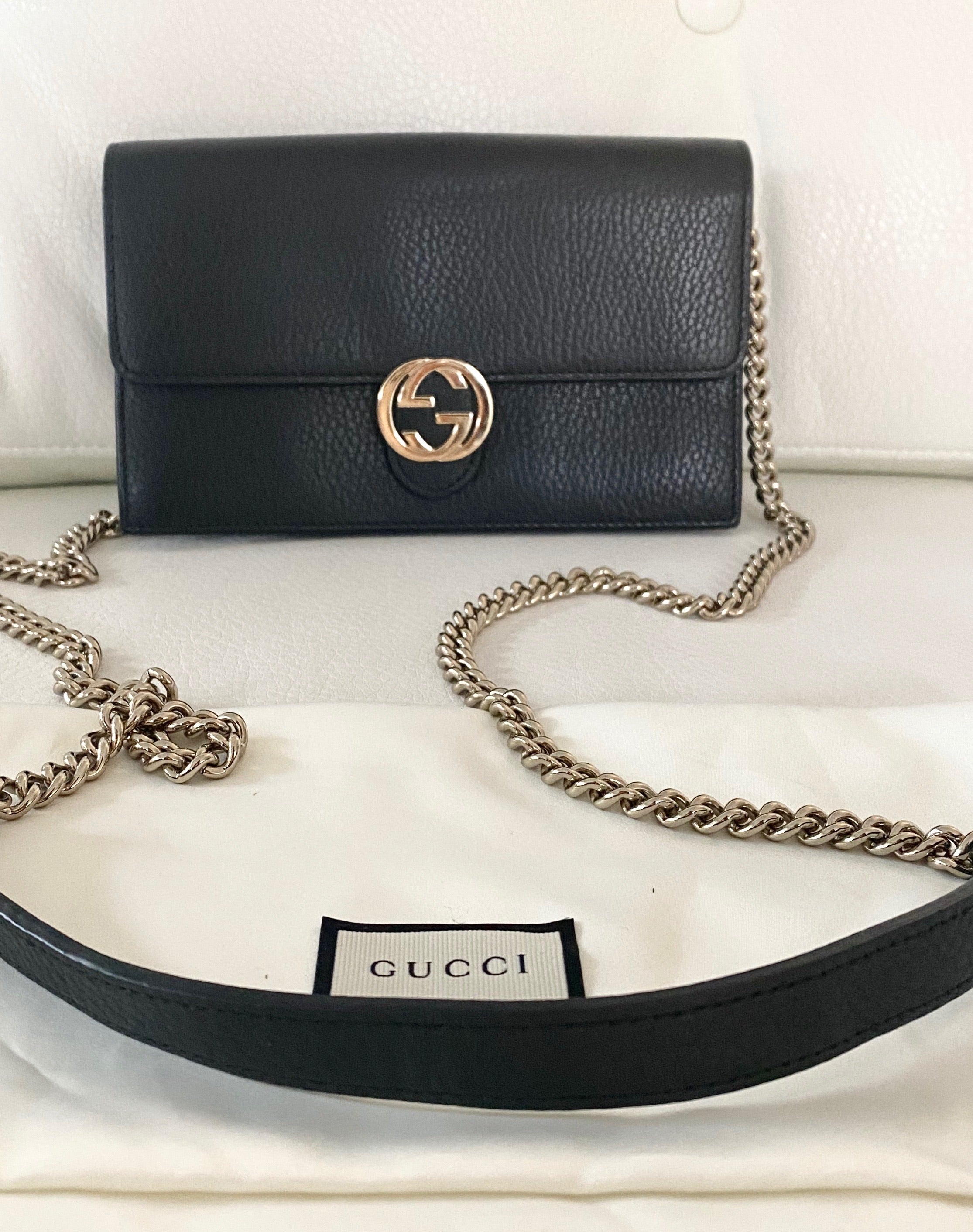 Gucci Interlock Wallet on a Chain