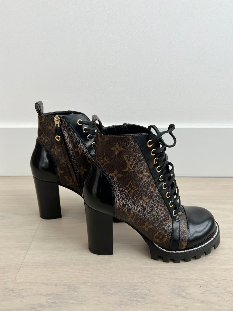 Louis Vuitton Star Trail Ankle Boot, Brown, 36.5