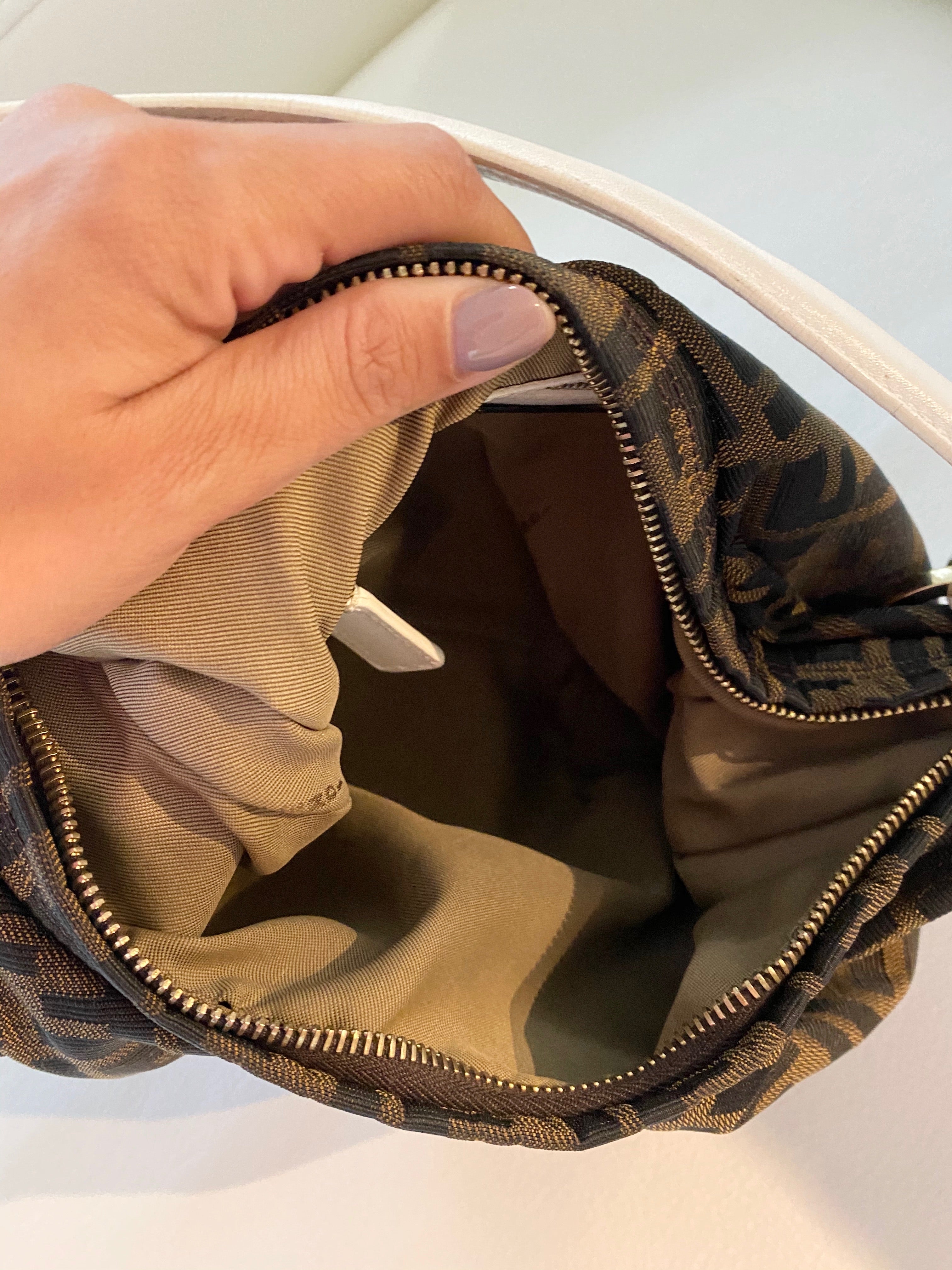 Fendi zucca hobo on sale bag