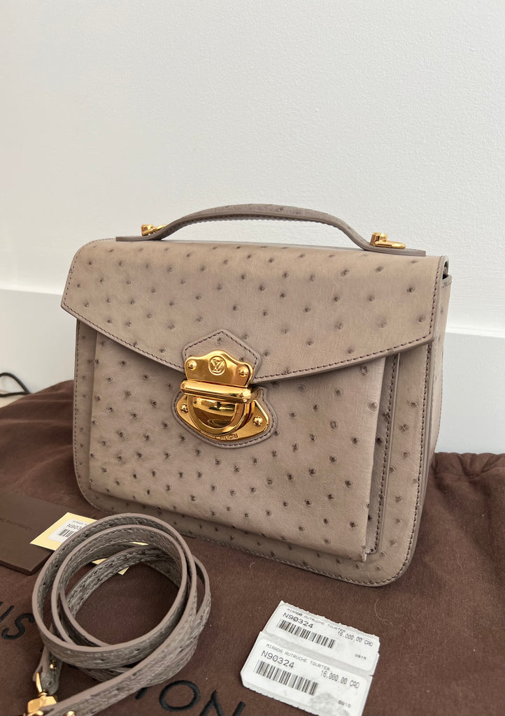 Louis Vuitton Ostrich Mirada – Beccas Bags