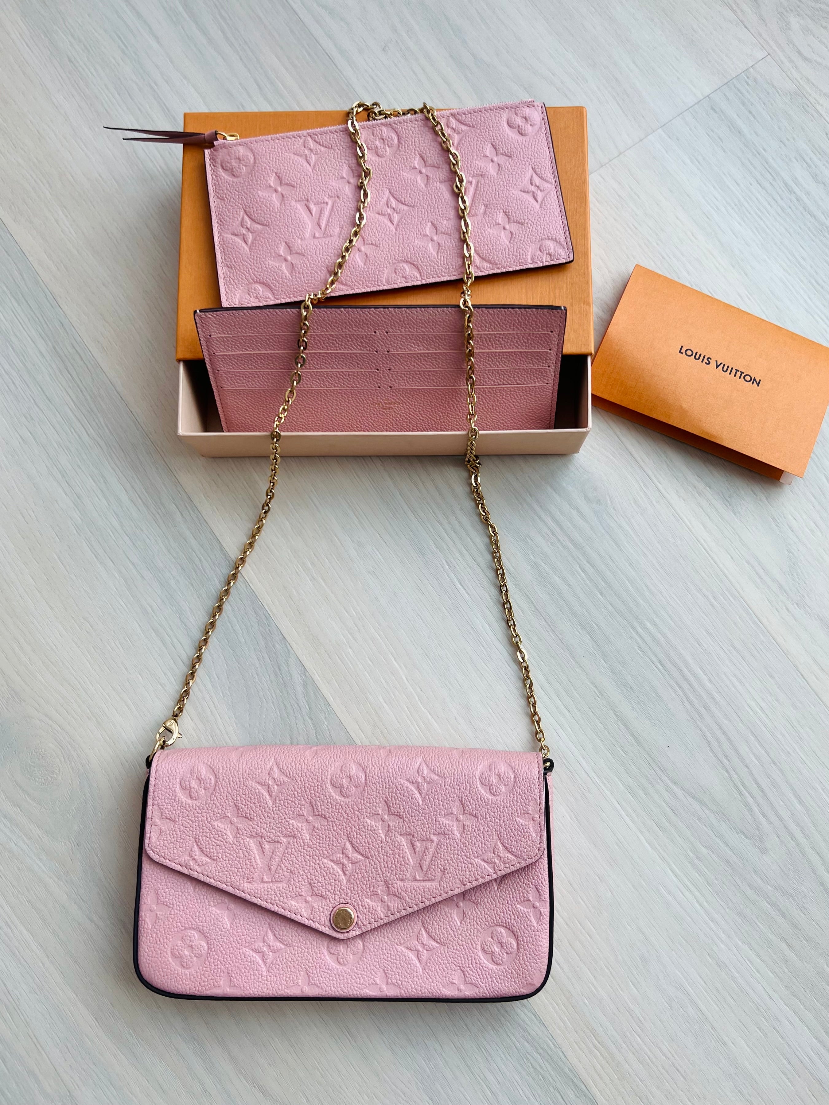 Louis Vuitton POCHETTE FELICIE Bag Unbox & Review with A Bandeau
