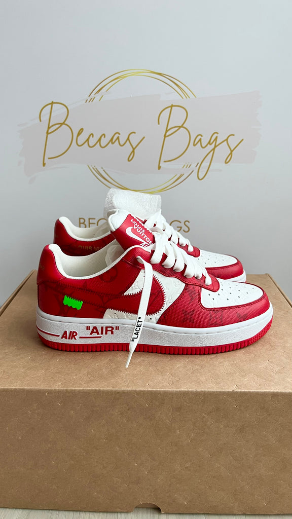 Louis vuitton x hot sale nike air force 1