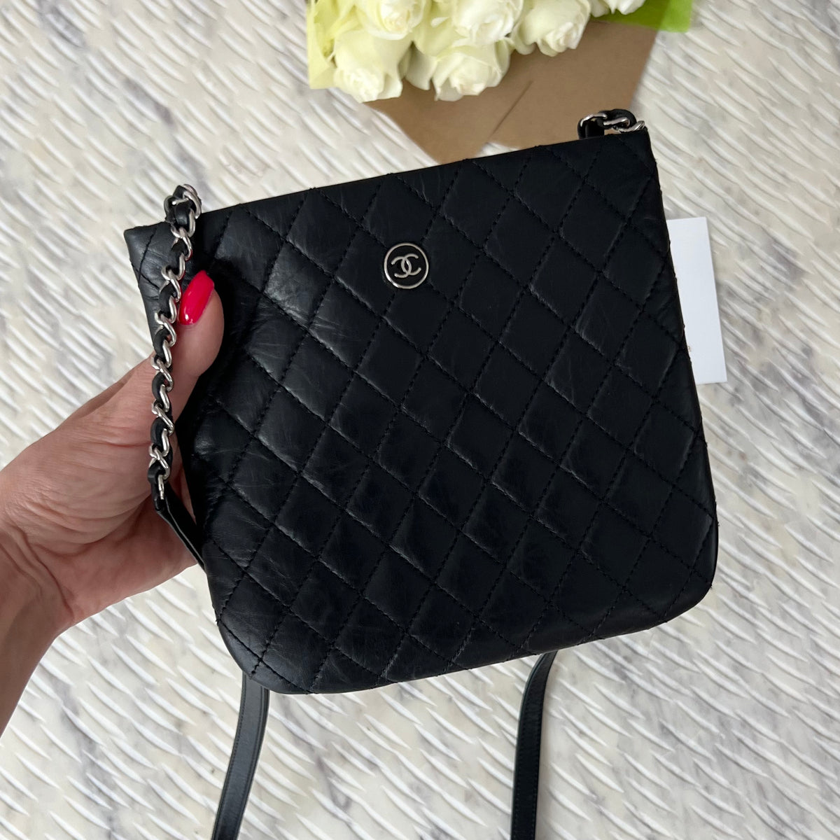 CHANEL, Bags, Chanel Quilted Uniform Crossbody Bag