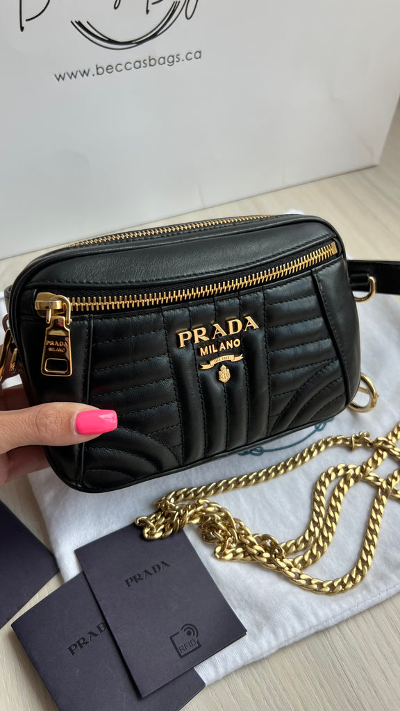 Prada Diagramme Leather Belt Bag Beccas Bags