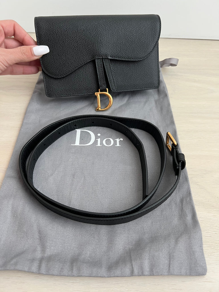 Dior oblique saddle clearance belt bag