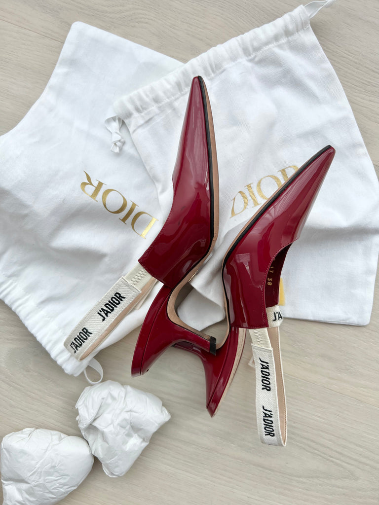 Dior 2025 slingback red