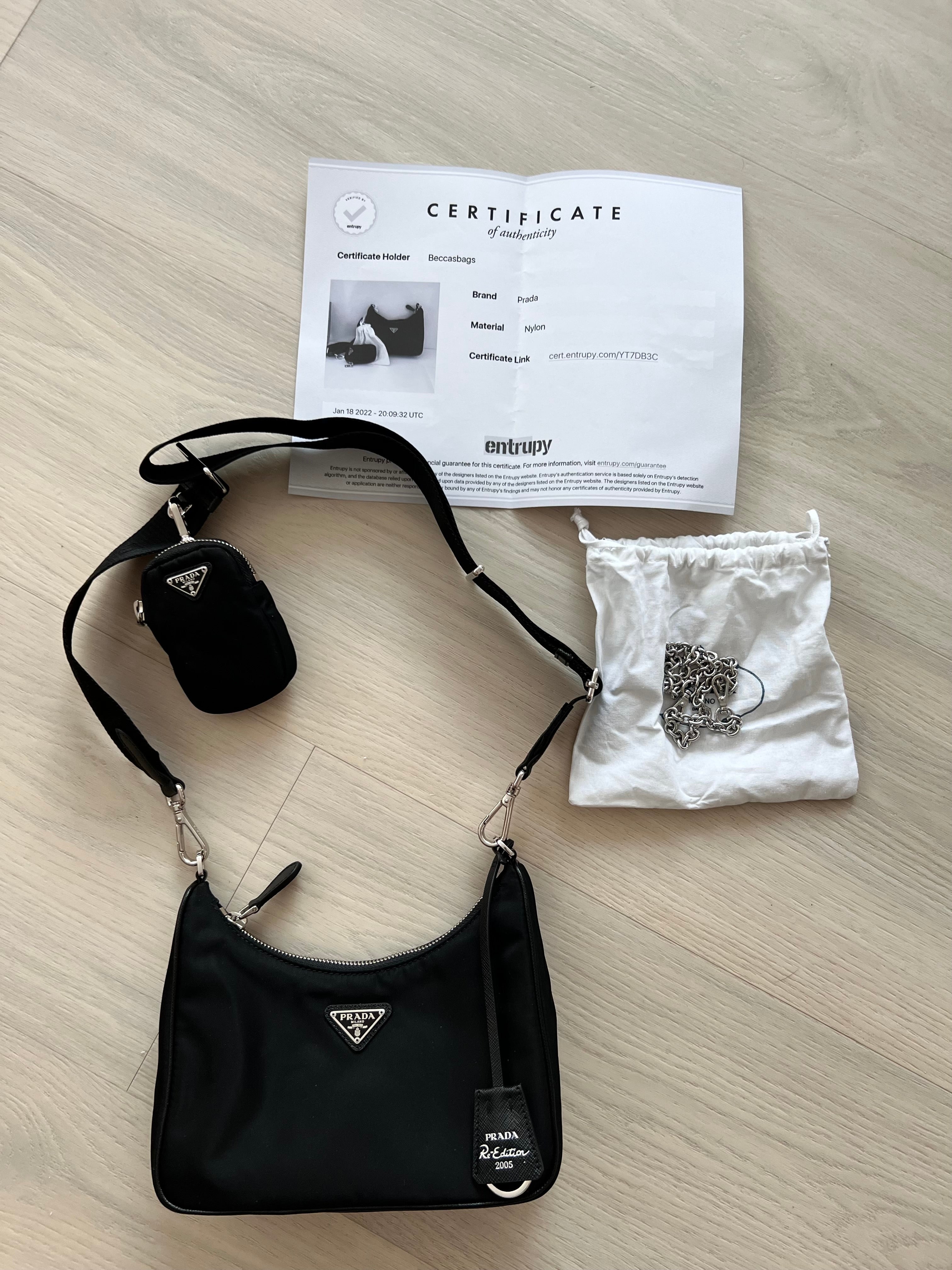 PRADA Re-Edition Bags, Authenticity Guaranteed