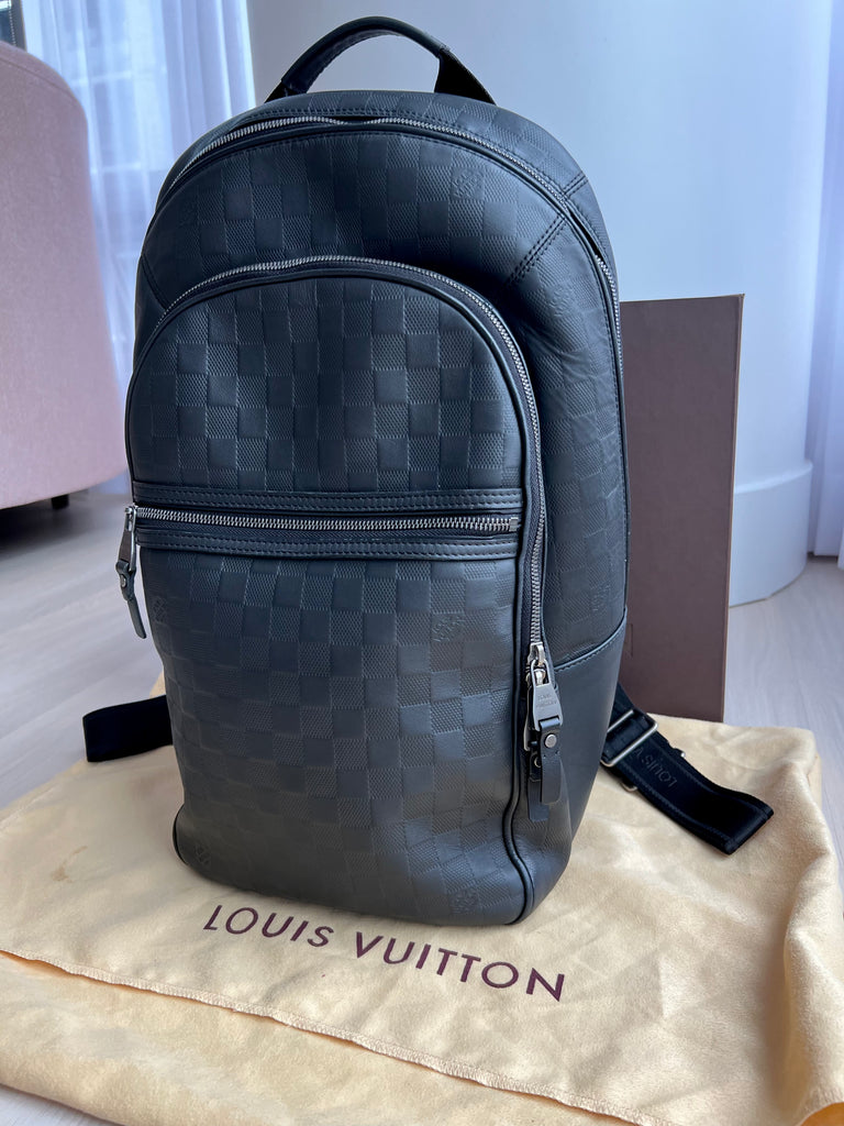 Lv michael best sale backpack leather