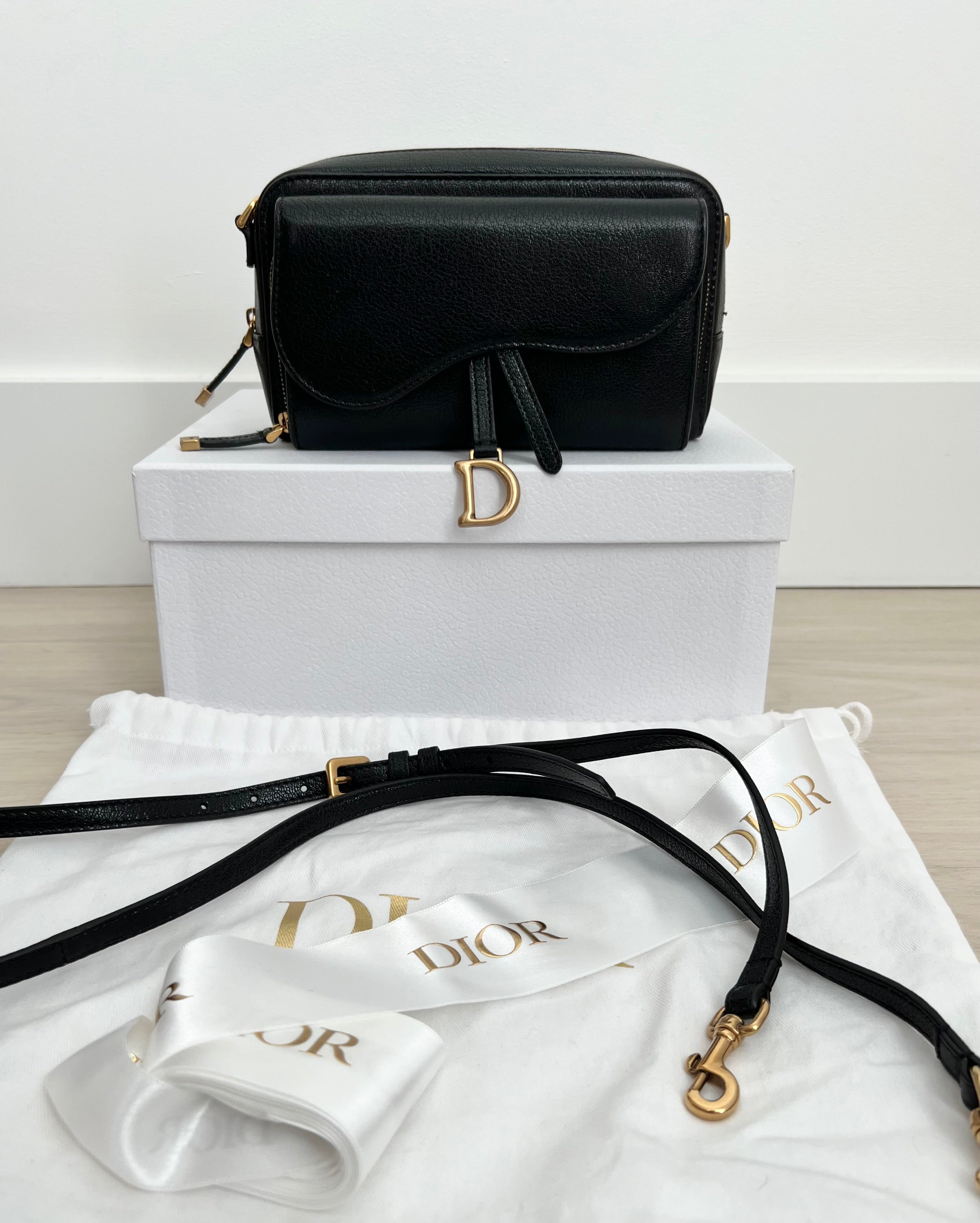 Christian Dior Double Saddle Bag  Handbag Clinic