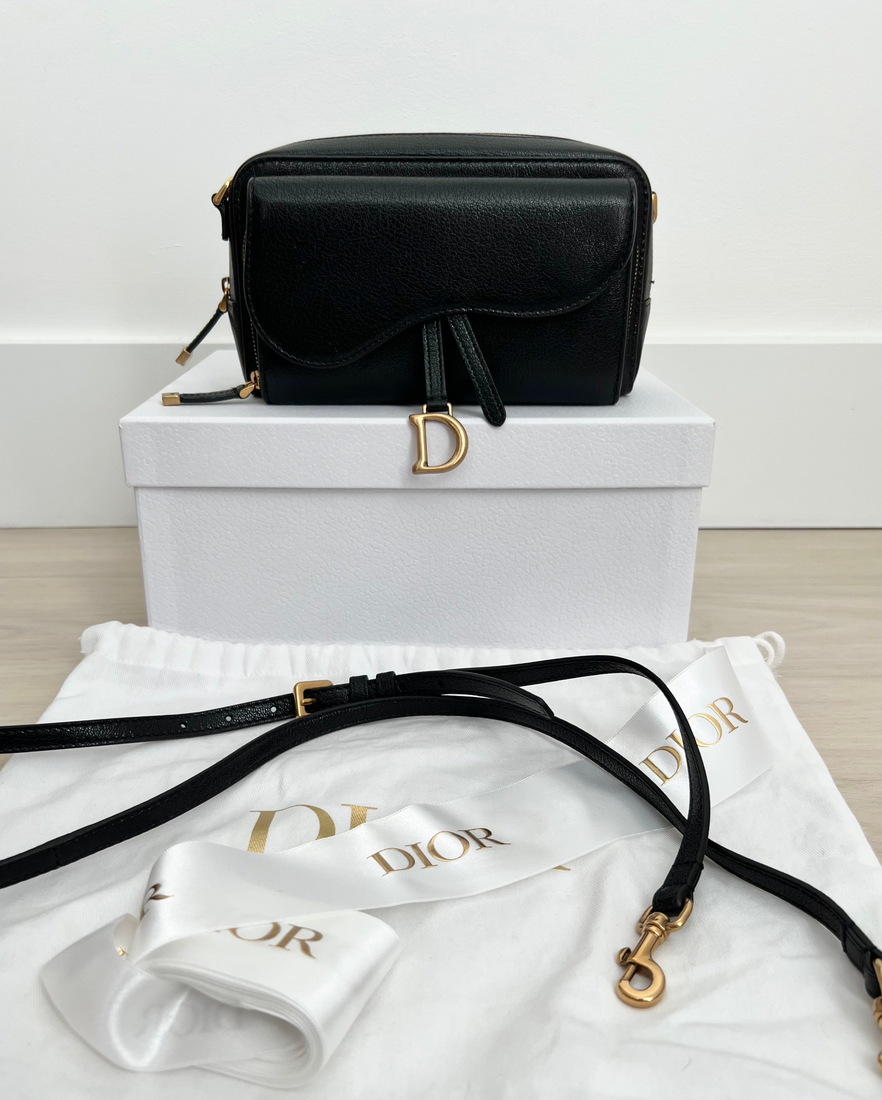 Dior double saddle pouch Clearance