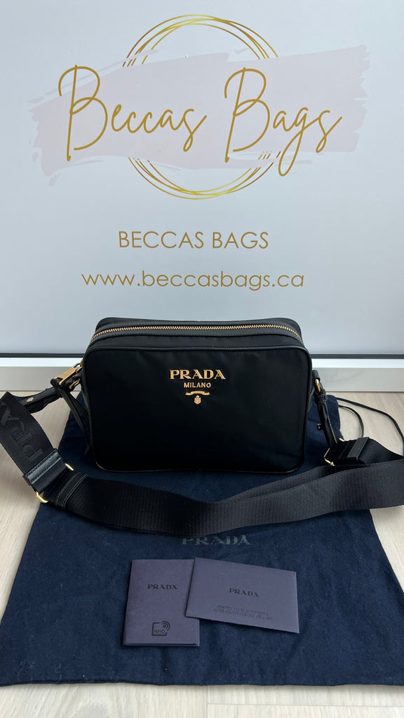 Prada nylon 2025 camera bag