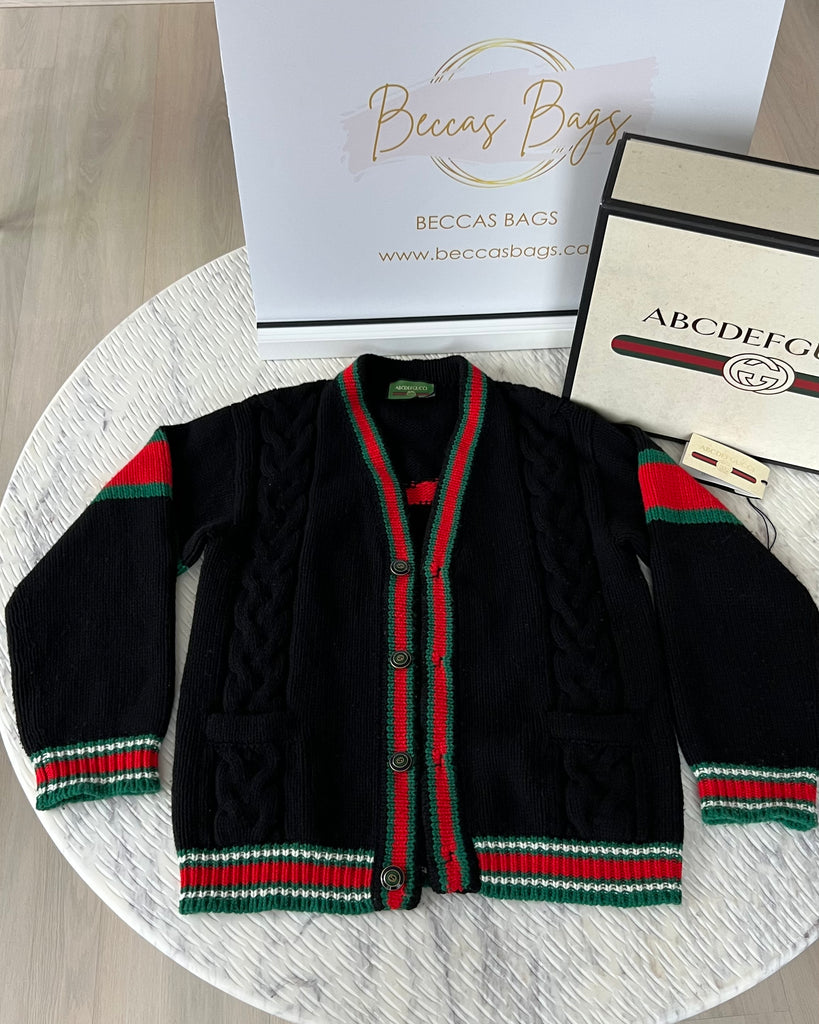 Gucci oversize 2025 cable knit cardigan