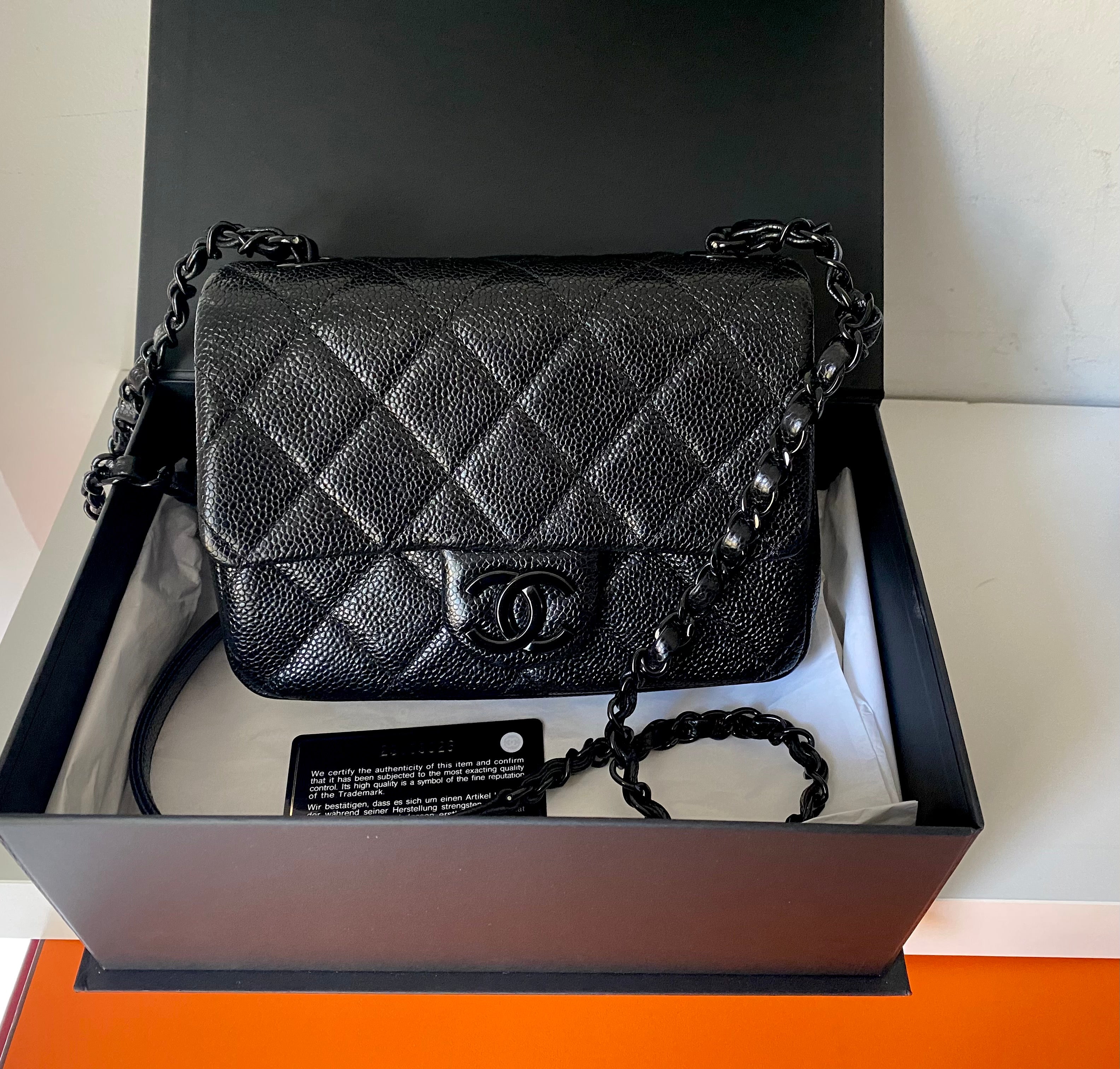 Chanel incognito so black square flap bag – Beccas Bags