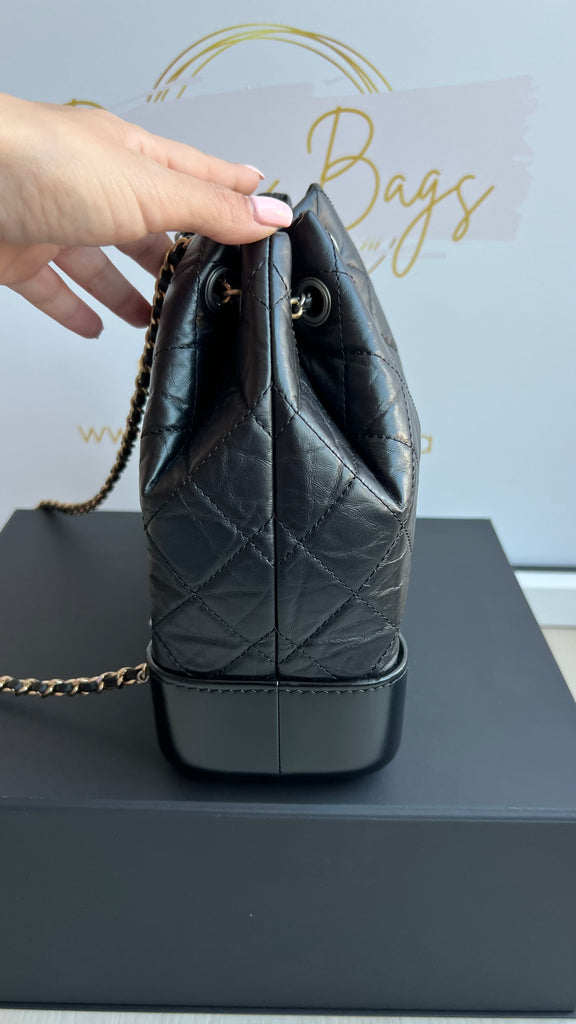 Chanel gabrielle 2025 backpack small black