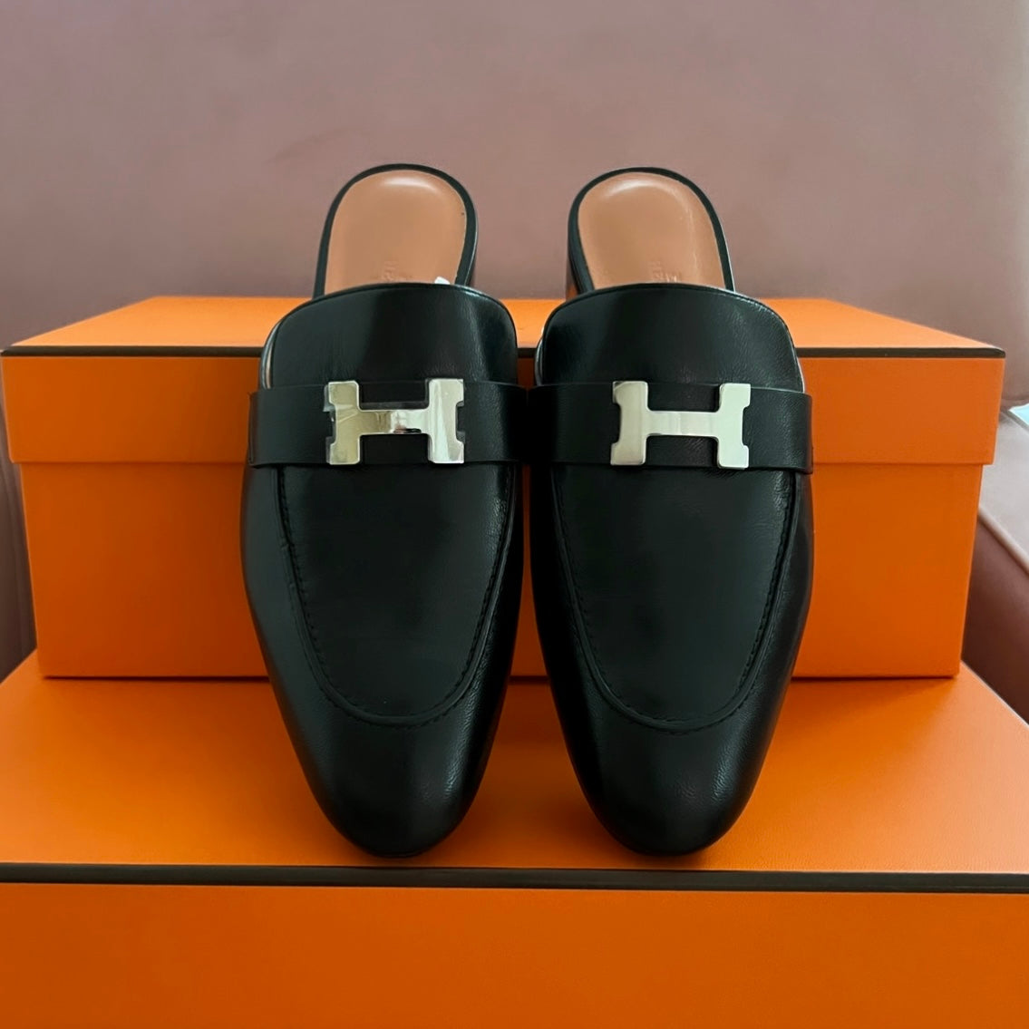 Hermes half online shoes