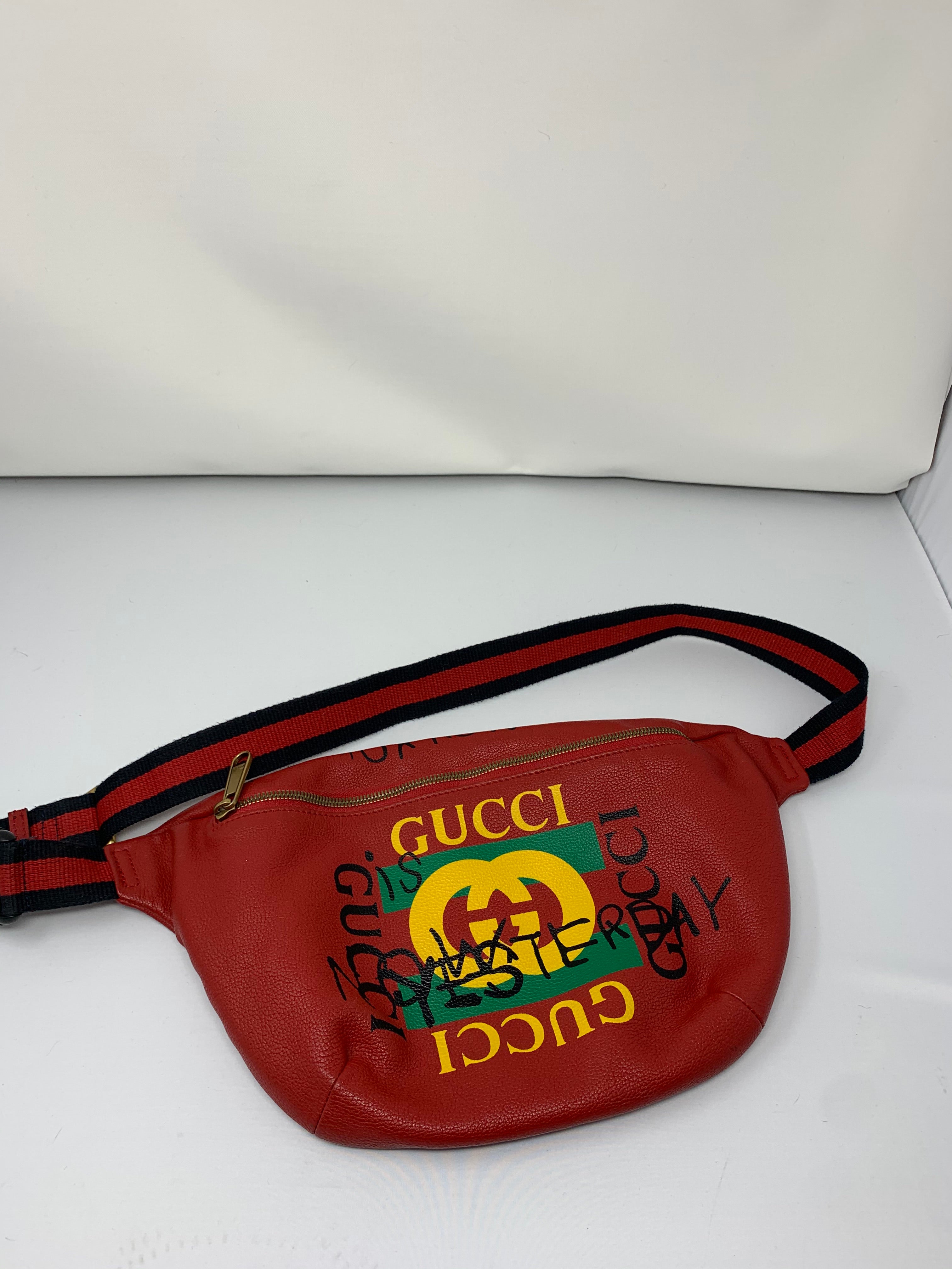 Gucci Tomorrow Belt Bag in Red for Men
