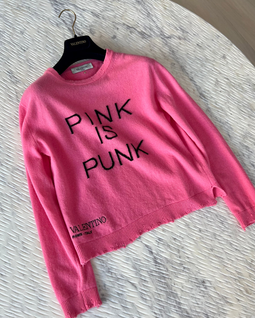 Valentino hot sale pink sweater