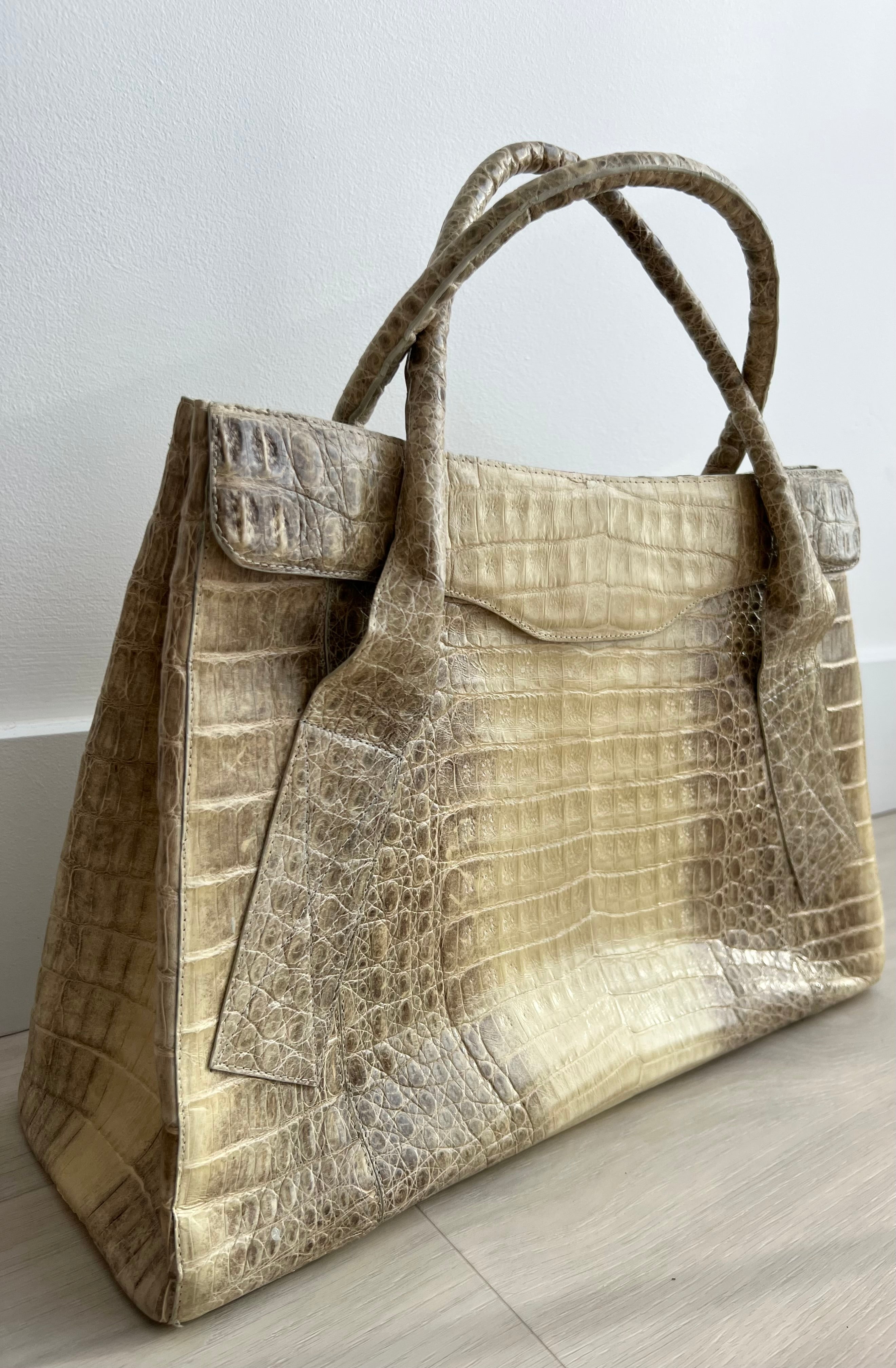 Nancy Gonzalez Crocodile Top Handle Bag – Beccas Bags