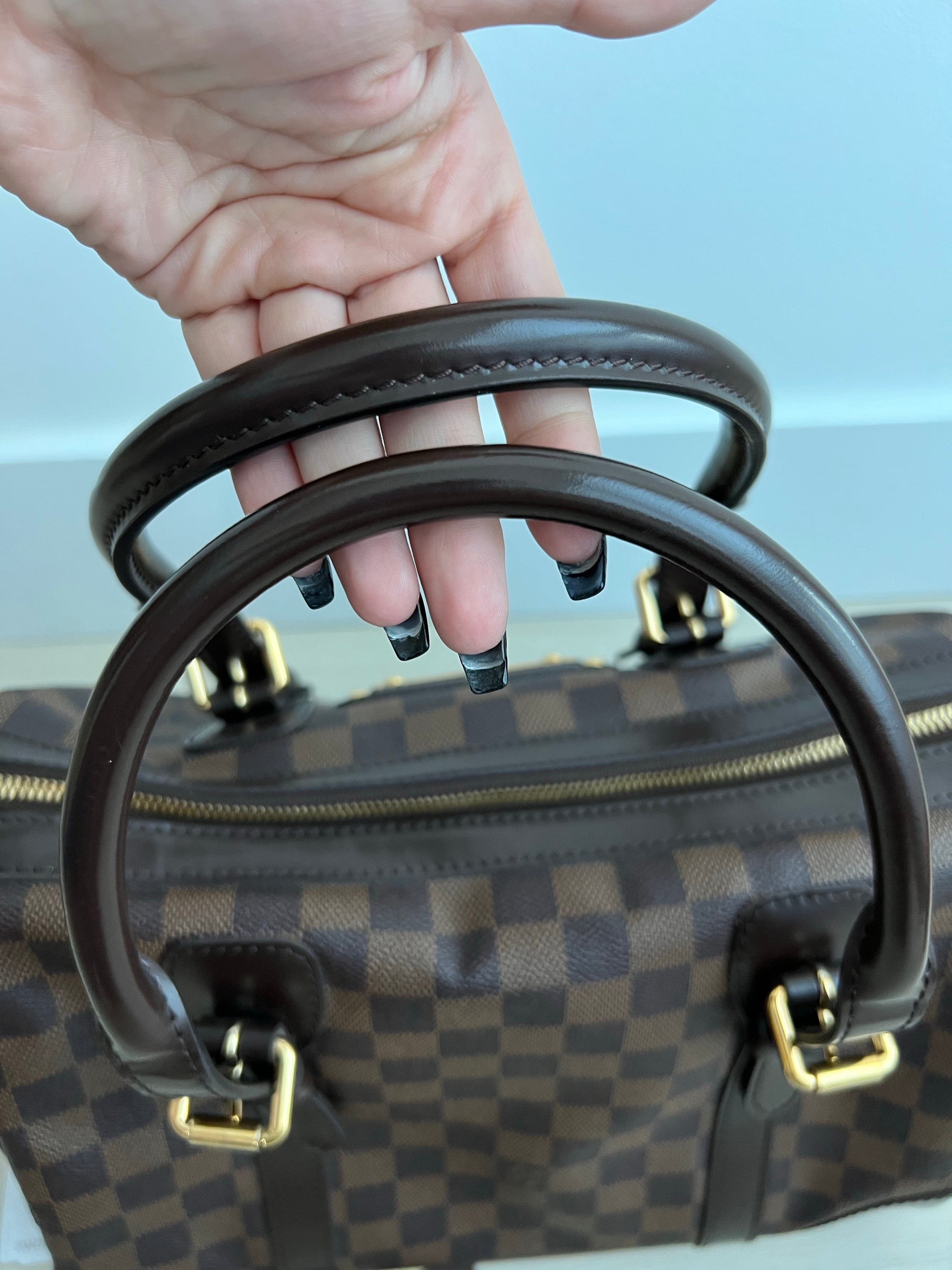 The Louis Vuitton Berkeley is like a Speedy 30 with additional details