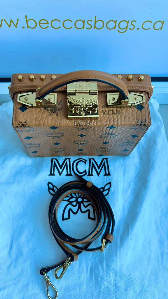 MCM Men's Soft Berlin Visetos Crossbody Bag