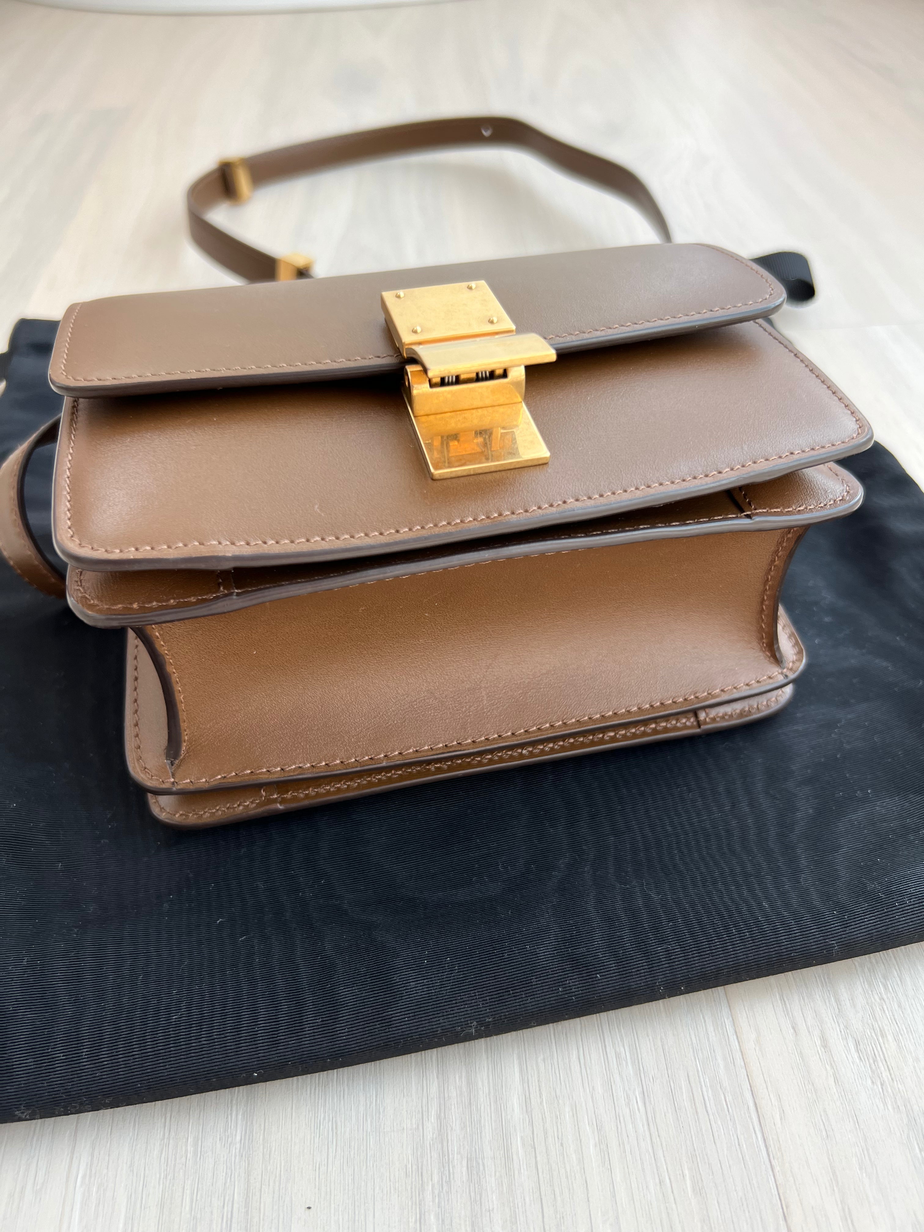 Celine camel 2025 box bag